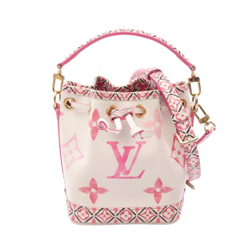 Louis Vuitton LV By The Pool Top Handle Bag Canvas Monogram Giant Pink Black